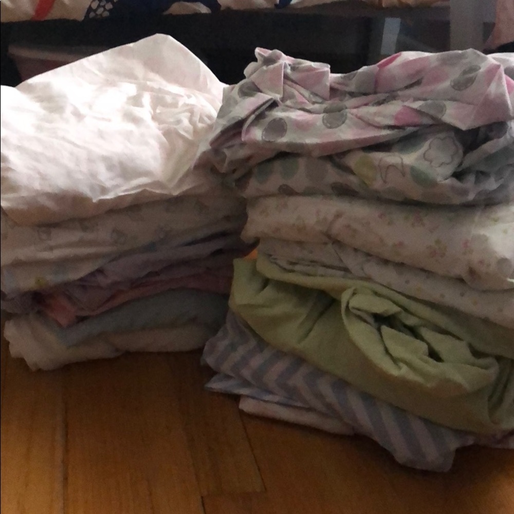 Crib sheets.